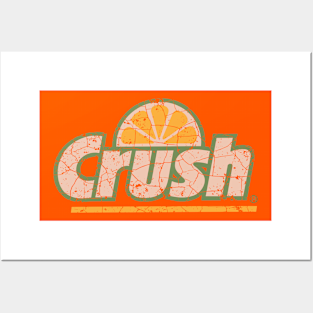 Vintage Wall Art - Vintage Orange Crush by Nando's T-Shirt Co